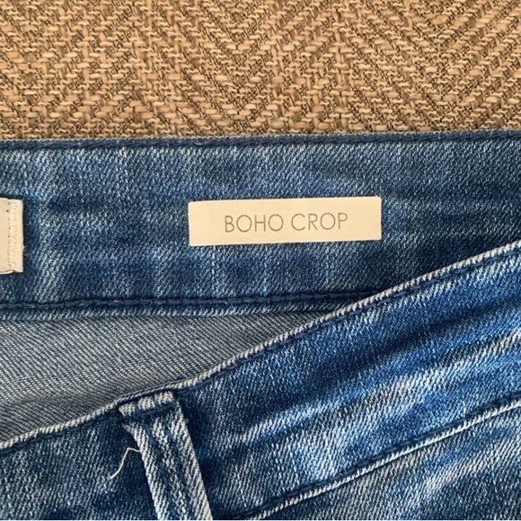 Excellent Preowned Condition Vintage America Blues Boho Cropped Jeans Size 6. - Picture 6 of 7